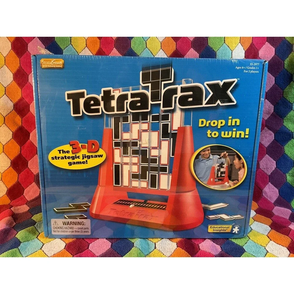 Tetratrax 3D Strategic Jigsaw Game New Sealed In Box Kids Game